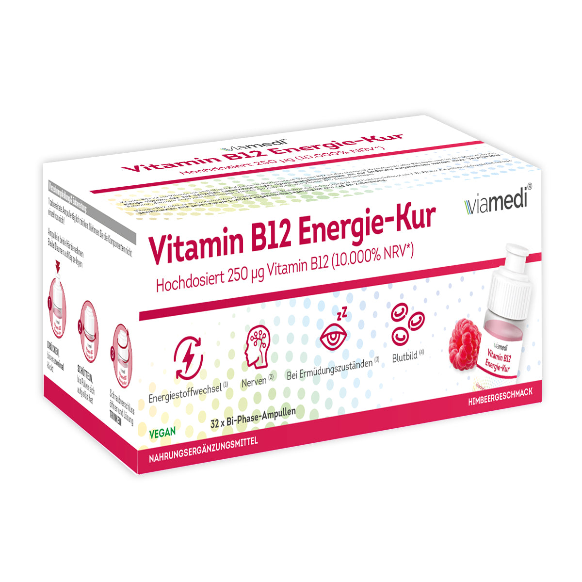 Vitamin B12 Energie-Kur / 32 Ampullen
